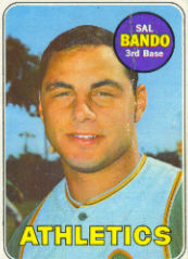 1969 Topps Baseball Cards      371     Sal Bando